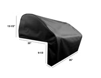 26-inch Windproof Vinyl Grill Cover for Turbo Built-In Grill