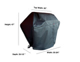 30-inch Windproof Vinyl Grill Cover for Lynx Cart Grill