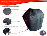 30-inch Windproof Vinyl Grill Cover for Lynx Cart Grill