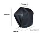 30-inch Windproof Vinyl Grill Cover for Sedona Cart Grill