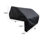 42-inch Windproof Vinyl Grill Cover to for AMG American Made Grills Estate Built-In Grill