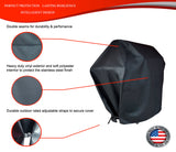 36-inch Windproof Vinyl Grill Cover for Sedona Cart Grill